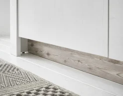 Home affaire Kücheninsel »Florenz, Küchenblock in Pinie Weiß, Kochinsel, Küchenarbeitsblock« Breite 161 cm, mit verschnörkeltem Metallgriff, Arbeitshöhe 92 cm