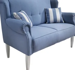 Home affaire Küchensofa »Moro Couch mit Federkern, bequem« inkl. 2 Stk. Zierkissen gestreift, verschiedenen Stoffe und Farben