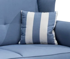 Home affaire Küchensofa »Moro Couch mit Federkern, bequem« inkl. 2 Stk. Zierkissen gestreift, verschiedenen Stoffe und Farben