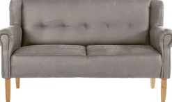 Home affaire Küchensofa »Moro Couch mit Federkern, bequem, Breite« in verschiedenen Stoffe und Farben