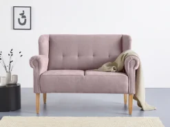 Home affaire Küchensofa »Moro Couch mit Federkern, bequem, Breite 142cm« in verschiedenen Stoffen und Farben