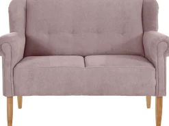 Home affaire Küchensofa »Moro Couch mit Federkern, bequem, Breite 142cm« in verschiedenen Stoffen und Farben