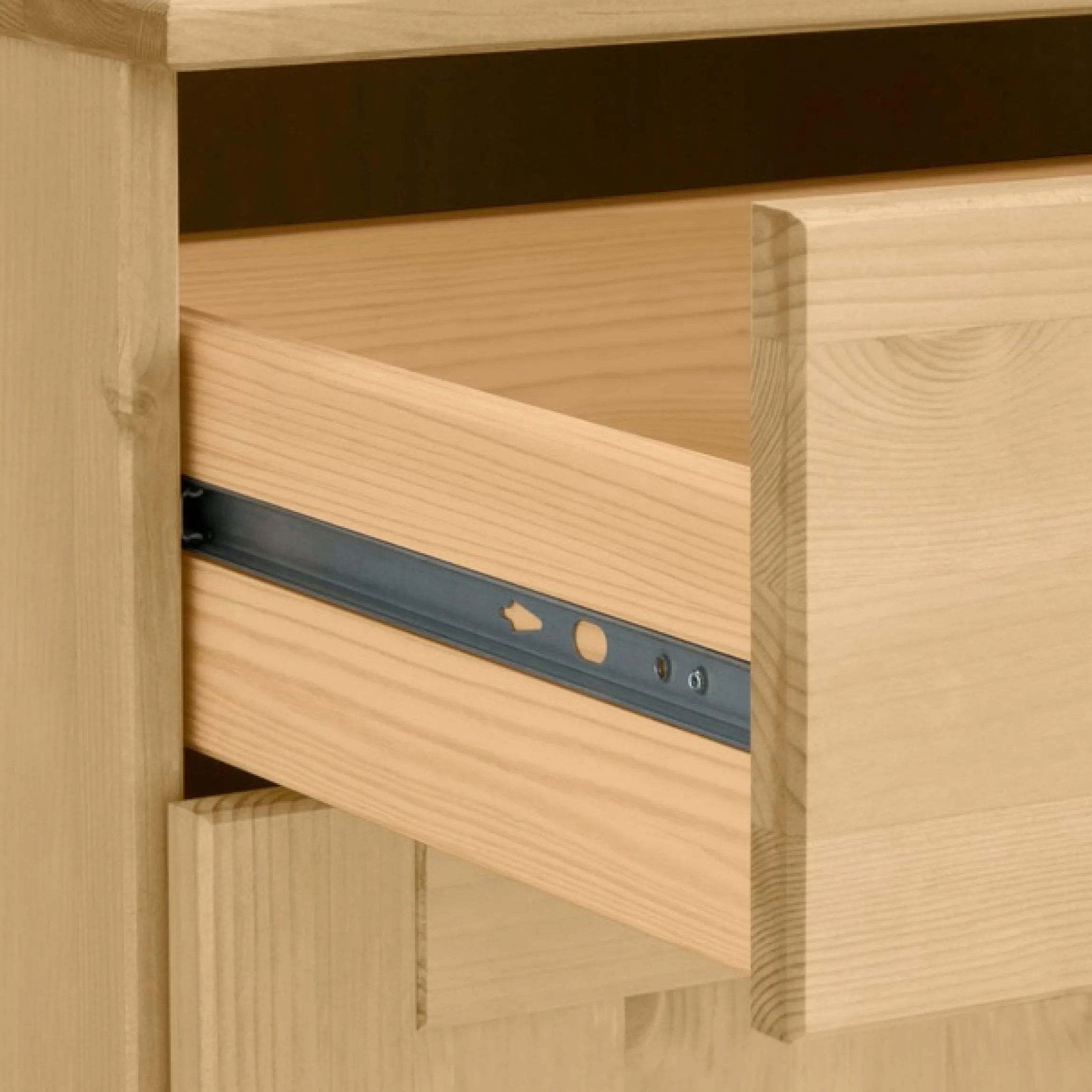 Home affaire Küchenzeile »Alby« Breite 325 cm, aus Kiefer massiv, ohne E-Geräte