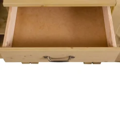 Home affaire Küchenzeile »Alby« Breite 325 cm, aus Kiefer massiv, ohne E-Geräte