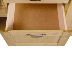 Home affaire Küchenzeile »Alby« Breite 325 cm, aus Kiefer massiv, ohne E-Geräte