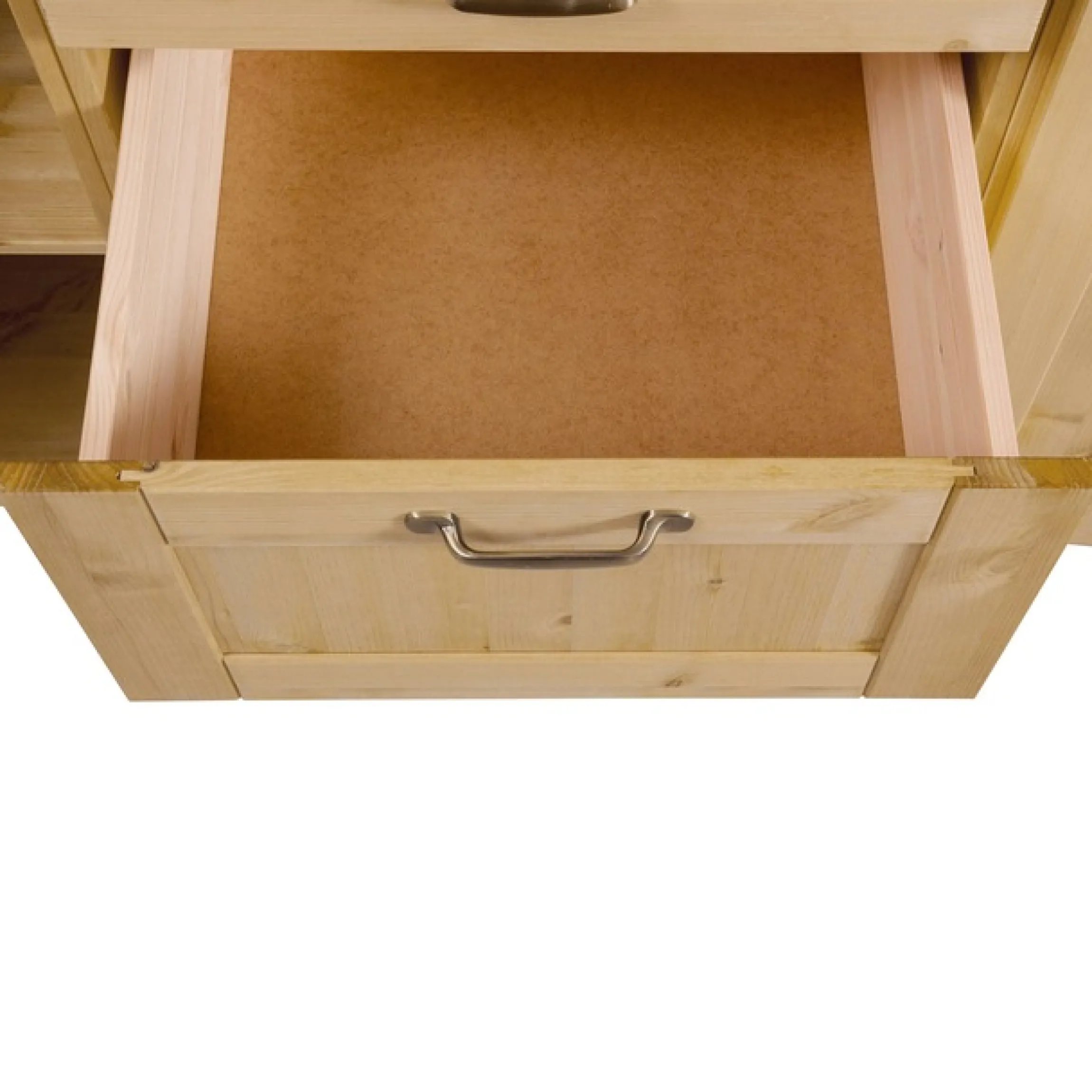 Home affaire Küchenzeile »Alby« Breite 325 cm, aus Kiefer massiv, ohne E-Geräte