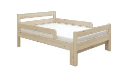 Home affaire Kinderbett »Wenke,ausziehbar von 140 bis 200 cm, FSC®« 90cm Breite, 140-200cm Liegefläche,massive Kiefer, mit Lattenrost, zeitlose Optik,Rausfallschutz