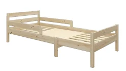 Home affaire Kinderbett »Wenke,ausziehbar von 140 bis 200 cm, FSC®« 90cm Breite, 140-200cm Liegefläche,massive Kiefer, mit Lattenrost, zeitlose Optik,Rausfallschutz