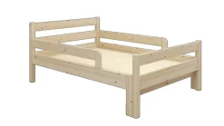 Home affaire Kinderbett »Wenke,ausziehbar von 140 bis 200 cm, FSC®« 90cm Breite, 140-200cm Liegefläche,massive Kiefer, mit Lattenrost, zeitlose Optik,Rausfallschutz