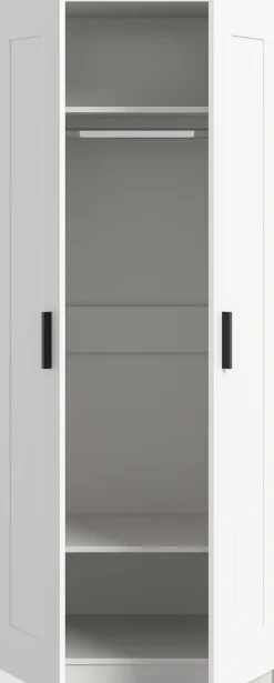 Home affaire Kleiderschrank »Farmsen, Schlafzimmerschrank, Garderobe, Schrank« in verschiedenen Größen und Ausführungen erhältlich,Kleiderschrank, Schlafzimmer, Garderobenschrank, Flur