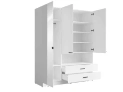 Home affaire Kleiderschrank »LAREDO Wäscheschrank komplette Innenausstattung, Maße 158,3/200,5/55cm« Garderobe mit offenem Fach, 3 Türen und 2 Schubladen, FSC