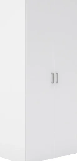 Home affaire Kleiderschrank »Space Drehtürenschrank, Aufbewahrung Kasten Schrank Stauraum« 1 Tür, Platzsparen, schmal, 40 cm Breite, 3 Einlegeböden,