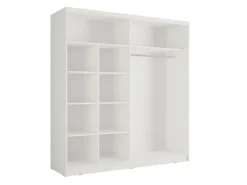 Home affaire Kleiderschrank »VILLEFRANCHE modern mit viel Stauraum, Fächer & Kleiderstange, Spiegel« Garderobe in 3 Breiten (155, 205, 248 cm), erhältlich in 3 Farben