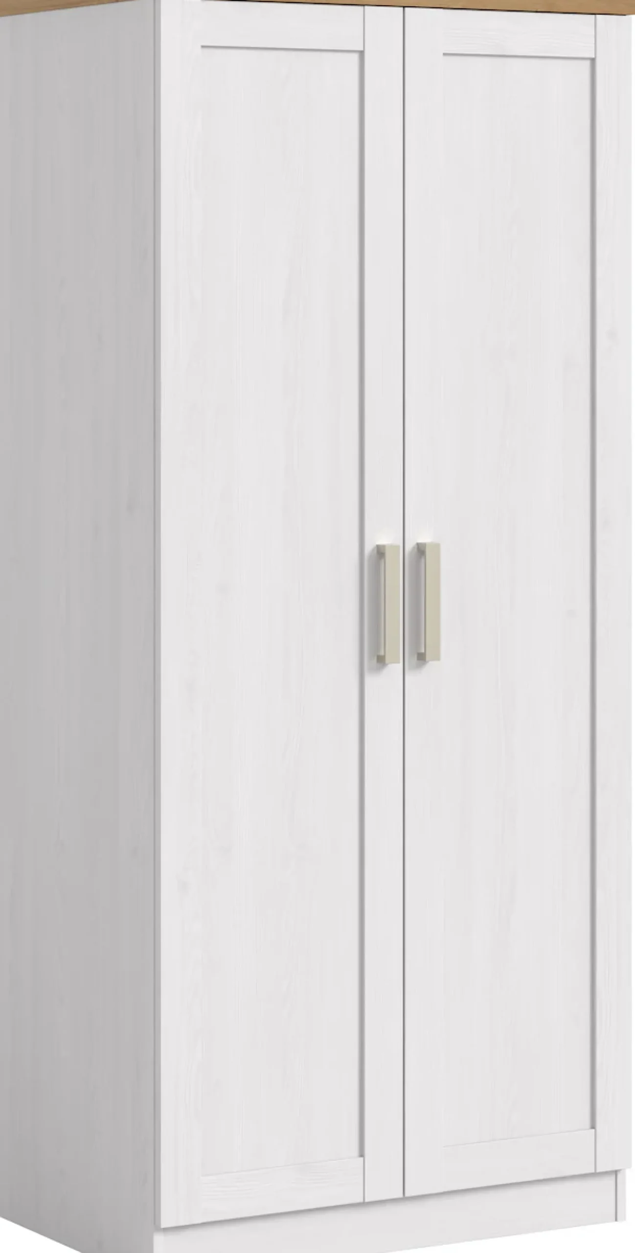 Home affaire Kleiderschrank »BAKKE, Kleiderschrank inkl. 1 Kleiderstange« 1 Stk. tlg. Kleiderschrank, Drehtürenschrank, Graderobenschrank, Mehrzweckschrabnk