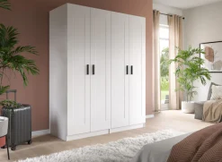 Home affaire Kleiderschrank »Farmsen,Schlafzimmerschrank, Garderobe, Schrank« Schrank-Kombi, Schlafzimmer, Garderobenschrank, Flur,Set best. aus: 2 Kleiderschränken, individuell platzierbar