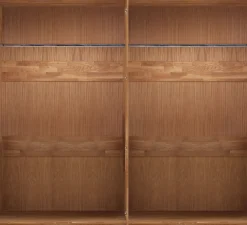Home affaire Kleiderschrank »Chamara« aus massivem Eichenholz, in unterschiedlichen Breiten, Höhe 218 cm