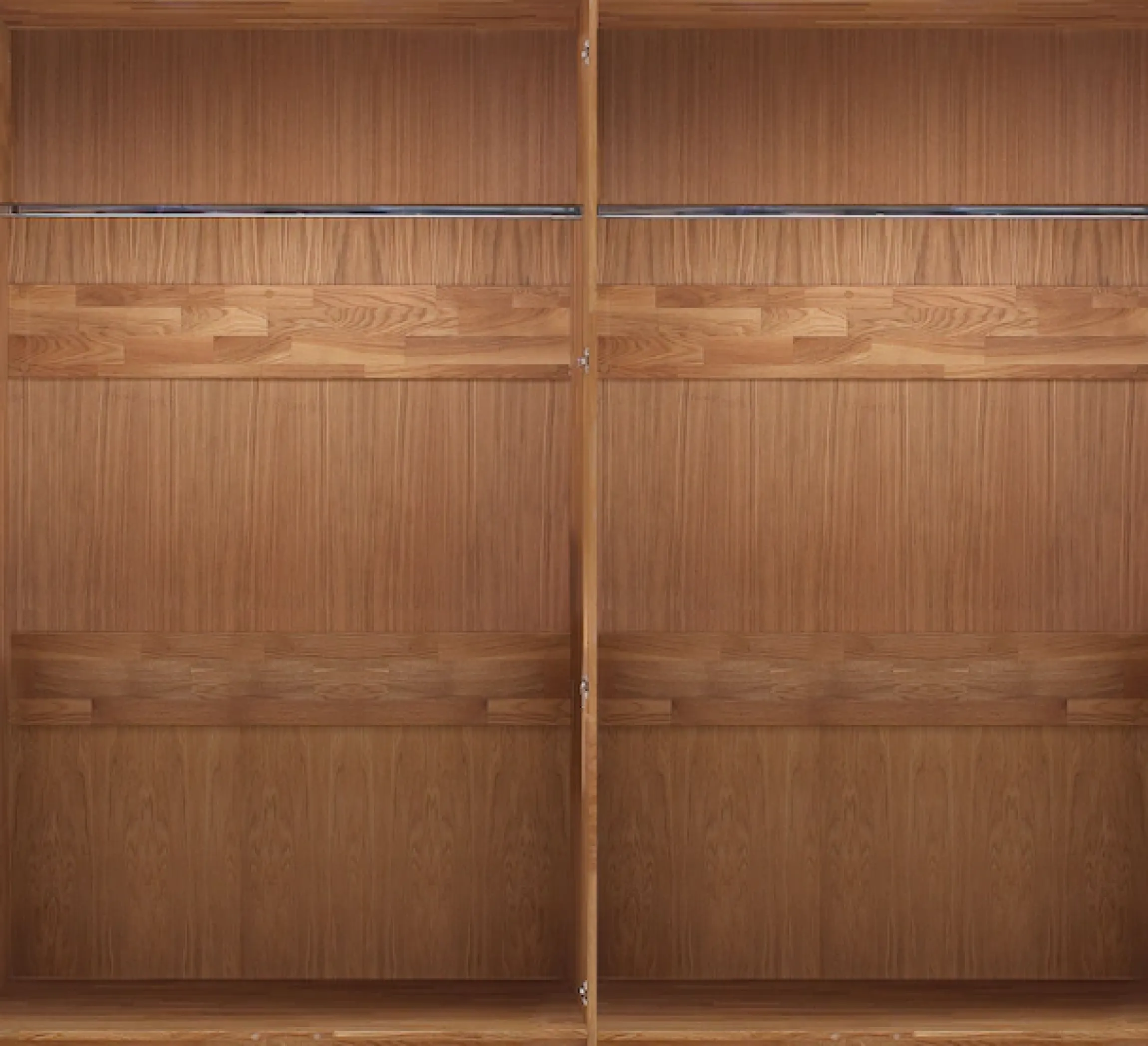 Home affaire Kleiderschrank »Chamara« aus massivem Eichenholz, in unterschiedlichen Breiten, Höhe 218 cm