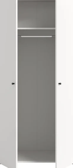 Home affaire Kleiderschrank »BILLINGS, Schlafzimmerschrank, Schrank, Garderobenschrank« OTTO BESTSELLER, Garderobe & Schlafzimmer,Breite 80cm, weiß, 2-türig, inkl. 1 Kleiderstange und 1 Ablageboden