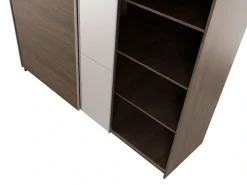 Home affaire Kleiderschrank »MALOJA modern mit viel Stauraum, Fächer & Kleiderstange, Breite 200 cm« Garderobe mit 2 Schiebetüren, mit Spiegel, erhältlich in 2 Farben