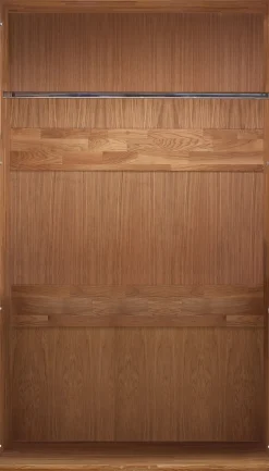 Home affaire Kleiderschrank »Chamara« aus massivem Eichenholz, in unterschiedlichen Breiten, Höhe 218 cm
