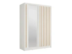 Home affaire Kleiderschrank »VILLEFRANCHE modern mit viel Stauraum, Fächer & Kleiderstange, Spiegel« Garderobe in 3 Breiten (155, 205, 248 cm), erhältlich in 3 Farben