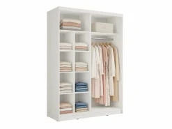 Home affaire Kleiderschrank »VILLEFRANCHE modern mit viel Stauraum, Fächer & Kleiderstange, Spiegel« Garderobe in 3 Breiten (155, 205, 248 cm), erhältlich in 3 Farben