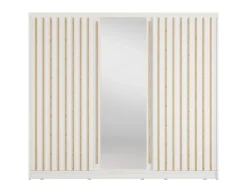 Home affaire Kleiderschrank »VILLEFRANCHE modern mit viel Stauraum, Fächer & Kleiderstange, Spiegel« Garderobe in 3 Breiten (155, 205, 248 cm), erhältlich in 3 Farben