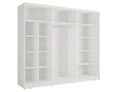 Home affaire Kleiderschrank »VILLEFRANCHE modern mit viel Stauraum, Fächer & Kleiderstange, Spiegel« Garderobe in 3 Breiten (155, 205, 248 cm), erhältlich in 3 Farben