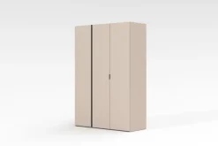 Home affaire Kleiderschrank »RUBINO, Drehtürenschrank,Schlafzimmerschrank mit hochwertigem Alugriff« 1 Stk. tlg. Made in Italy, in Breite wählbar, Basisausführung, Zubehör extra