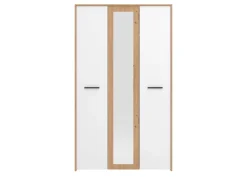 Home affaire Kleiderschrank »Varadero, 2 moderne Farbkombinationen mit schwarzen Griffen« mit 1 Spiegeltür, in den Breiten 119 und 157cm, FSC-zertifiziert