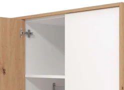 Home affaire Kleiderschrank »Varadero, 2 moderne Farbkombinationen mit schwarzen Griffen« mit 1 Spiegeltür, in den Breiten 119 und 157cm, FSC-zertifiziert