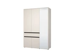 Home affaire Kleiderschrank »Corbett, grifflose Optik, FSC-zertifziert, Made in Europe« 138 oder 182,5cm breit, 211cm hoch und 54,5cm tief,mit Spiegel, 1 Schublade und Innenausstattung