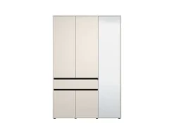 Home affaire Kleiderschrank »Corbett, grifflose Optik, FSC-zertifziert, Made in Europe« 138 oder 182,5cm breit, 211cm hoch und 54,5cm tief,mit Spiegel, 1 Schublade und Innenausstattung