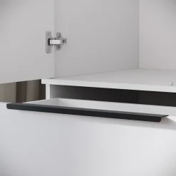 Home affaire Kleiderschrank »Spirit Kleiderschrank mit Spiegel, Schublade und 2 Kleiderstangen« Mit schwarzen Metallgriffen – viel Stauraum und flexible Aufteilung