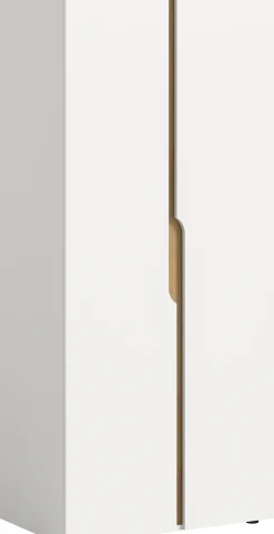 Home affaire Kleiderschrank »BJÖRNEBORG, Schlafzimmerschrank, Garderobe, Schrank« inklusive Wechselblende in anthrazit und Artisan Eiche Nachbildung,Breite 80cm, Kleiderstange, 2 Böden