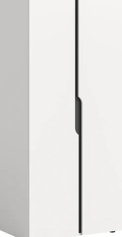 Home affaire Kleiderschrank »BJÖRNEBORG, Schlafzimmerschrank, Garderobe, Schrank« inklusive Wechselblende in anthrazit und Artisan Eiche Nachbildung,Breite 80cm, Kleiderstange, 2 Böden