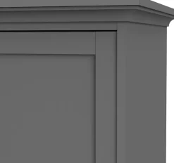 Home affaire Kleiderschrank »Paris im Landhausstil mit viel Stauraum, B/HT ca. 180x200x65 cm« 4 Türen, Böden, Stange & Schubladen für optimale Ordnung