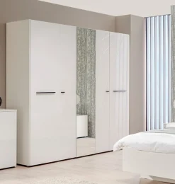 Home affaire Kleiderschrank »Ksanti« hochglänzende Front, mit Spiegel