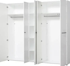 Home affaire Kleiderschrank »Ksanti« hochglänzende Front, mit Spiegel