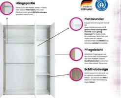 Home affaire Kleiderschrank »Henning, Kinderkleiderschrank« 3-türig
