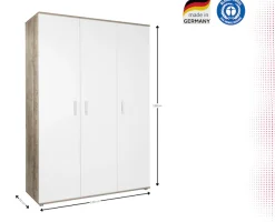 Home affaire Kleiderschrank »Henning, Kinderkleiderschrank« 3-türig