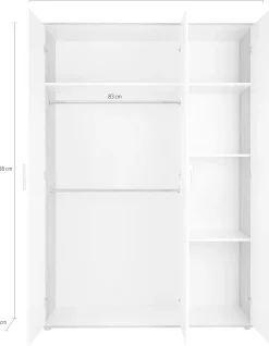 Home affaire Kleiderschrank »Henning, Kinderkleiderschrank« 3-türig
