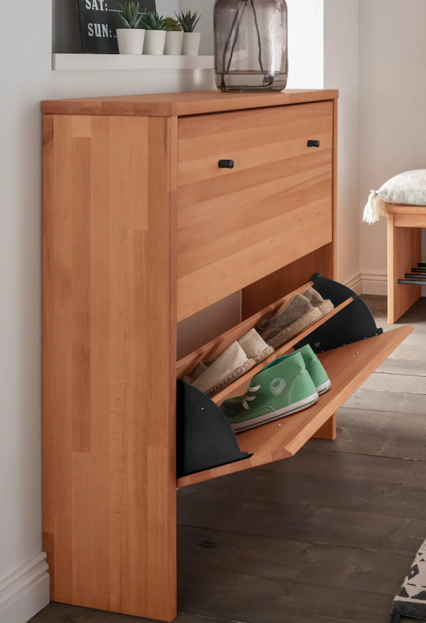Home affaire Kombikommode »Dura - Kommode aus Massivholz, langlebig & hochwertig & rustikal« aus FSC®-zertifizierten Massivholz, Breite 82 cm