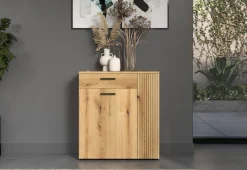 Home affaire Kommode »Amrum« 1 Stk. tlg. Schuhschrank 2 Türen & 1 Vollauszug Schublade - (B/T/H) 80/36/89 cm
