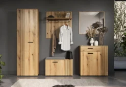 Home affaire Kommode »Amrum« 1 Stk. tlg. Schuhschrank 2 Türen & 1 Vollauszug Schublade - (B/T/H) 80/36/89 cm