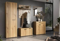 Home affaire Kommode »Amrum« 1 Stk. tlg. Schuhschrank 2 Türen & 1 Vollauszug Schublade - (B/T/H) 80/36/89 cm