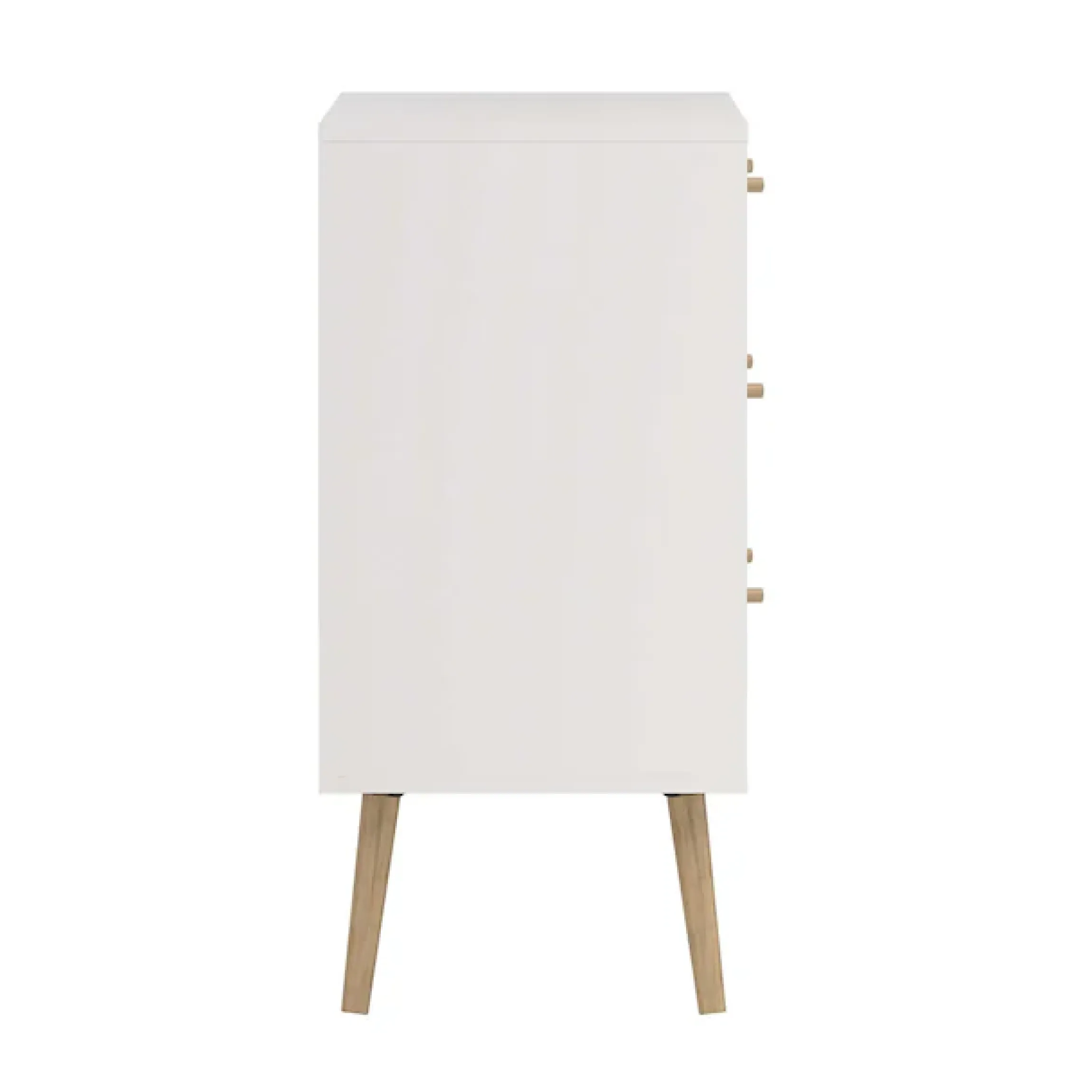 Home affaire Kommode »Bodo, Aufbewahrung, Schubladenschrank, Stauraum, modern, Breite 99 cm« 4 Schubladen, Weiß oder Schwarz, Beine und Griffe aus Echtholz