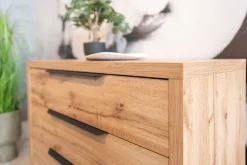 Home affaire Kommode »Bronne,Breite 99,5 cm Schubladenkommode, Sideboard« Füße in Kufenform, Sideboard 3 Schubladen, Schlafzimmerkommode