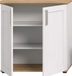 Home affaire Kommode »Cosenza« Cosenza Highboard 88 cm, 2 Türen, 3 Fächer, Wohnzimmer