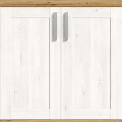 Home affaire Kommode »COSENZA, Breite 95 cm, 2 Türen, 2 Einlegeböden, 3 Fächer« in Landhausoptik, Anrichte, Schrank, Sideboard